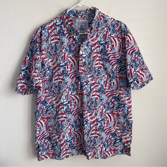 Chubbies The Nutter Short Sleeve Popover USA Shirt - Picture 2 of 5